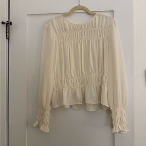 Elegant Cream Women's Top